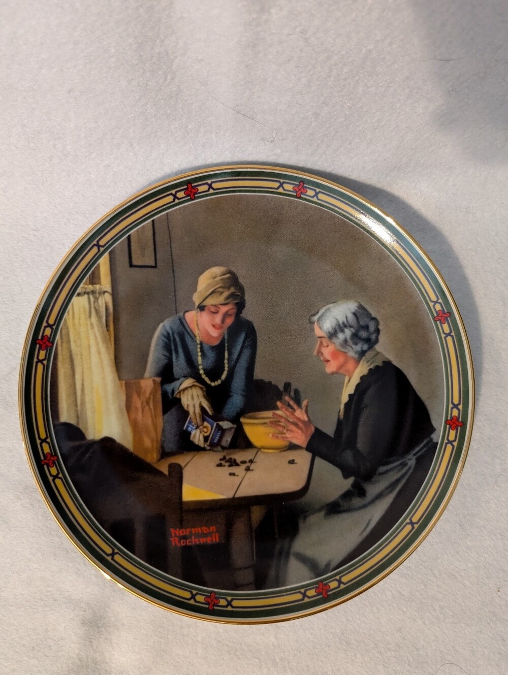 Norman Rockwell ""A Family's Full Measure" Collector Plate from 1985